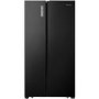 Fridgemaster 519 Litre Side-By-Side American Fridge Freezer - Black