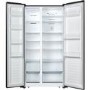Fridgemaster 519 Litre Side-By-Side American Fridge Freezer - Black