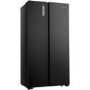 Fridgemaster 519 Litre Side-By-Side American Fridge Freezer - Black