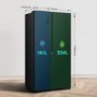 Refurbished Fridgemaster MS91558EB American Side By Side  Black- E Rated