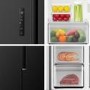 Refurbished Fridgemaster MS91558EB American Side By Side  Black- E Rated