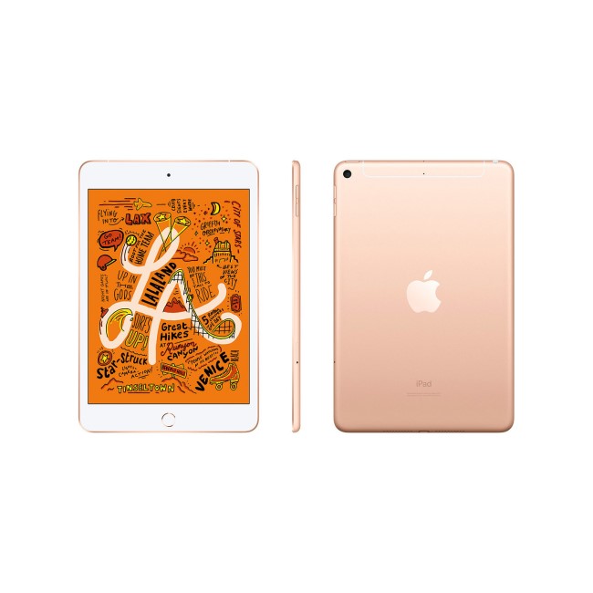 Refurbished Apple iPad Mini 5 256GB Cellular 7.9" 4G 2019 - Gold
