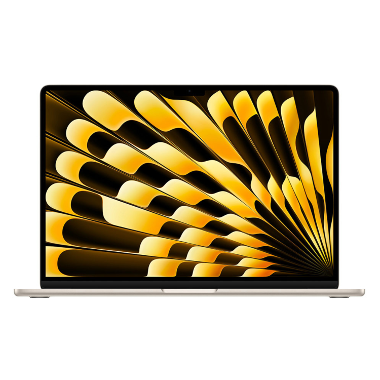 Refurbished Apple MacBook Air 15.3 Inch M4 16GB RAM 256GB SSD 2025 - Starlight