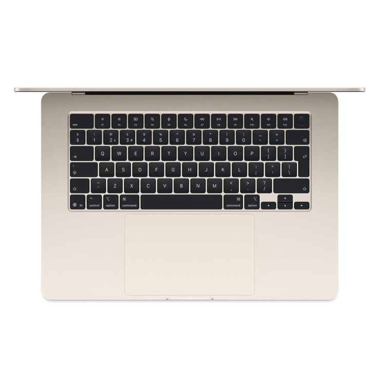 Refurbished Apple MacBook Air 15.3 Inch M4 16GB RAM 256GB SSD 2025 - Starlight