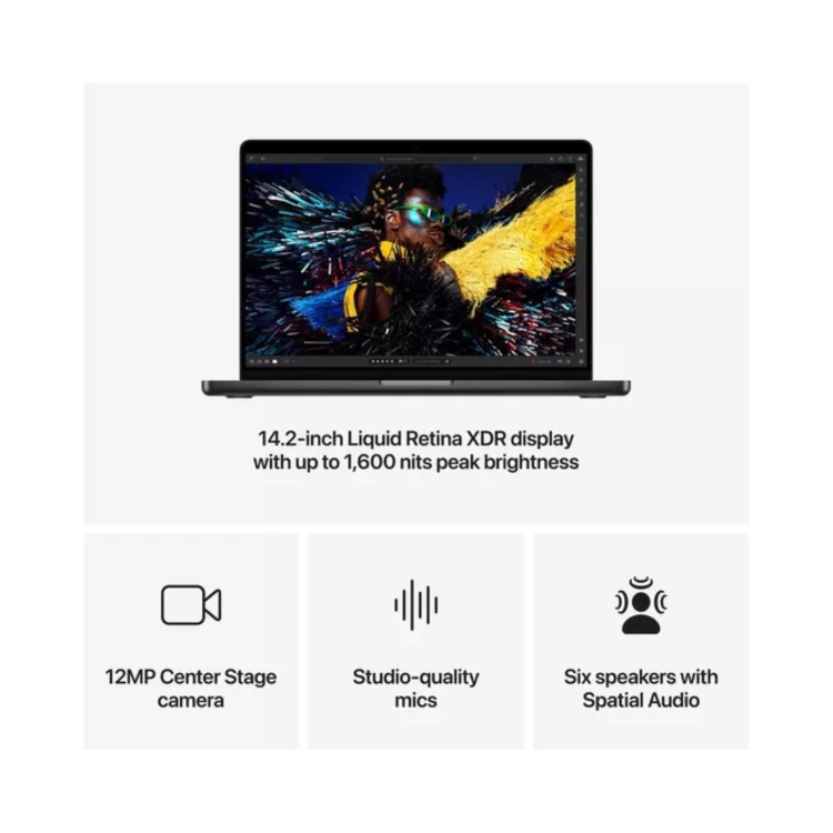 Apple MacBook Pro 14.2 Inch M4 Pro 24GB RAM 512GB SSD - Space Black