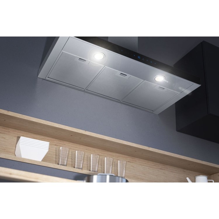 Refurbished Samsung NK36N5703BS 90cm Slimline Chimney Cooker Hood with Auto Connectivity Stainless Steel