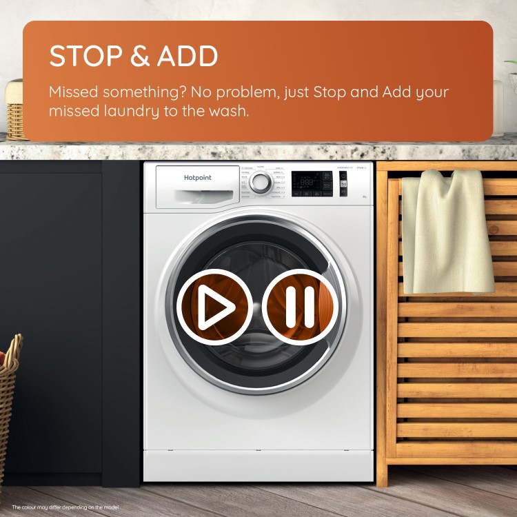 Hotpoint ActiveCare 9kg 1400rpm Washing Machine - Black