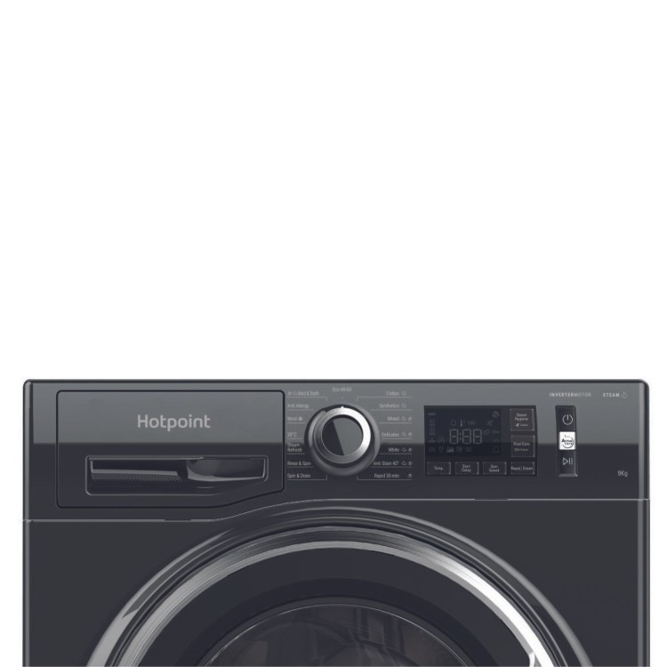 Hotpoint ActiveCare 9kg 1400rpm Washing Machine - Black