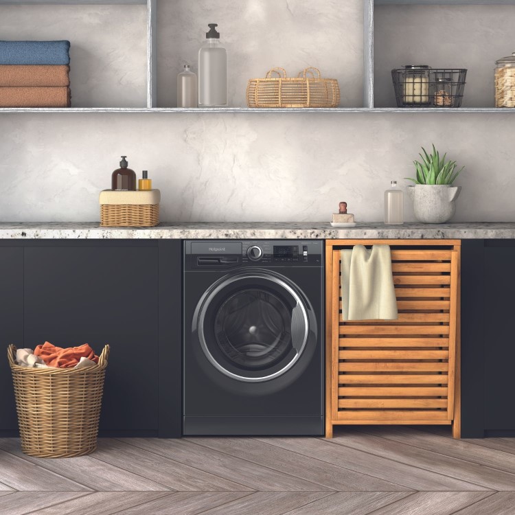 Hotpoint ActiveCare 9kg 1400rpm Washing Machine - Black