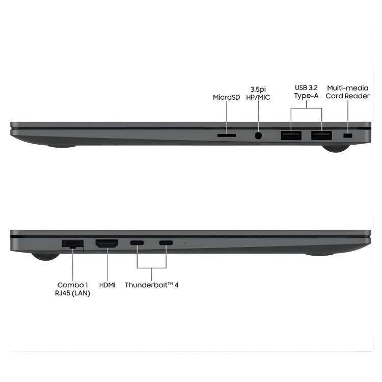 Refurbished Samsung Galaxy Book5 Intel Core Ultra 5 8GB RAM 256GB SSD 15.6 Inch Windows 11 Laptop