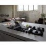 GRADE A1 - Elica NikolaTesla Flame 88cm Gas Venting Hob with Built-In Extractor Fan - Black