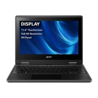 Refurbished Acer TravelMate Intel Celeron N5100 4GB RAM 128GB SSD 11.6 Inch Touchscreen Windows 11 Professional Laptop