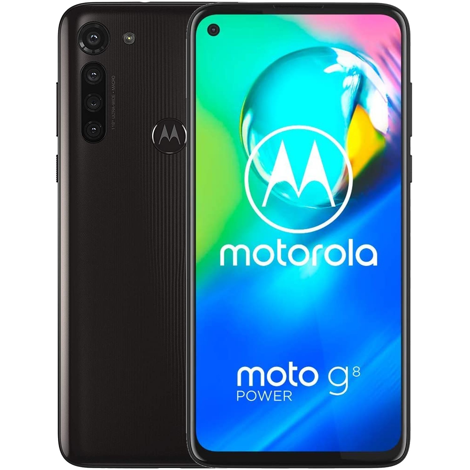 Refurbished Motorola Moto G8 Power Smoke Black 6.4
