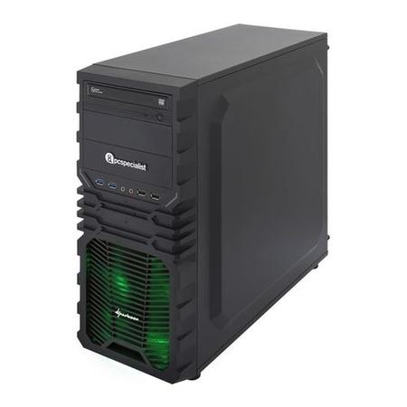 Refurbished PC Specialist Vortex Minerva XT II i5-7400 8GB 2TB NVIDIA GeForce GTX 1060 Windows 10 Desktop