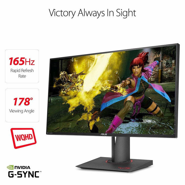 Refurbished ASUS ROG Swift PG279Q 27" QHD 2K G-SYNC Gaming Monitor 
