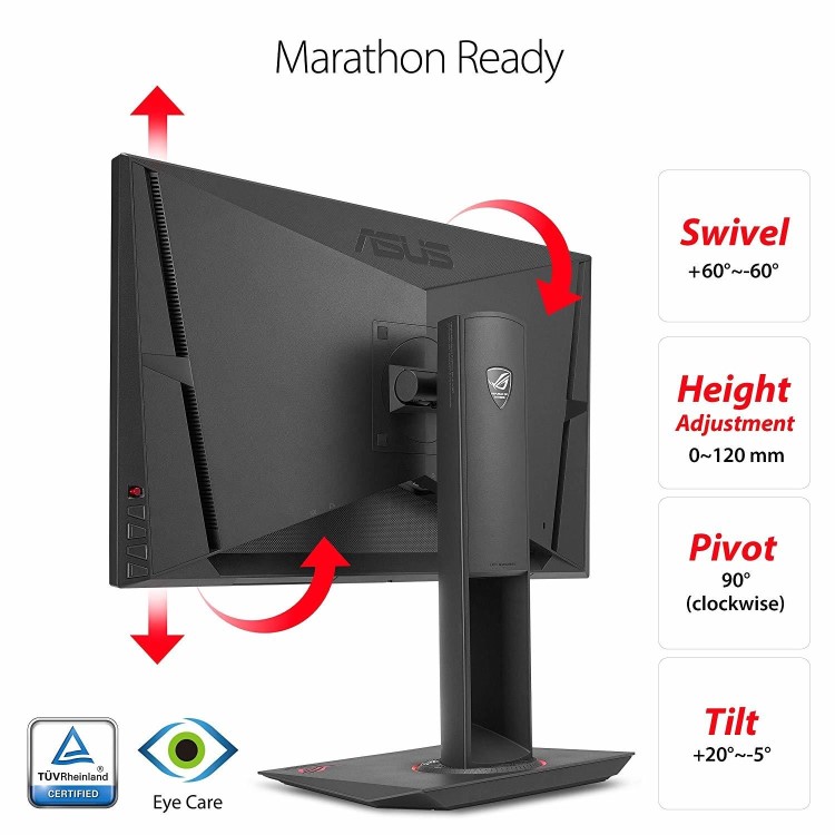 Refurbished ASUS ROG Swift PG279Q 27" QHD 2K G-SYNC Gaming Monitor 