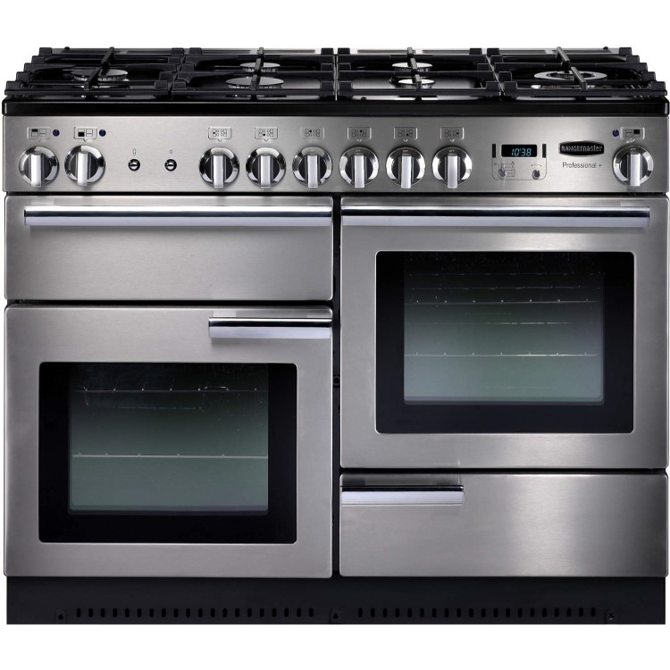 Rangemaster Professional Plus 110cm Gas Range Cooker - Stainless Steel