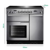 Refurbished Rangemaster Professional Plus 90cm Electric Range Cooker with Induction Hob - Stainless Steel