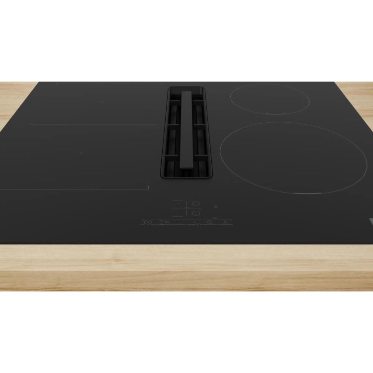 Refurbished Bosch PVS611B16E Series 4 60cm 4  Zone Venting Induction Hob with Combi Zone - Black