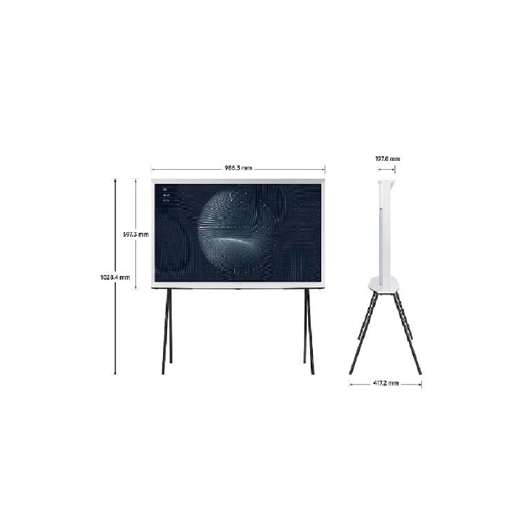 Refurbished Samsung The Serif 43" 4K Ultra HD with HDR10+ QLED TV Plus Smart TV