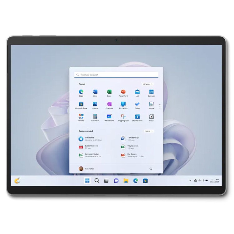 Microsoft Surface Pro 9 13" Platinum 128GB WiFi Tablet