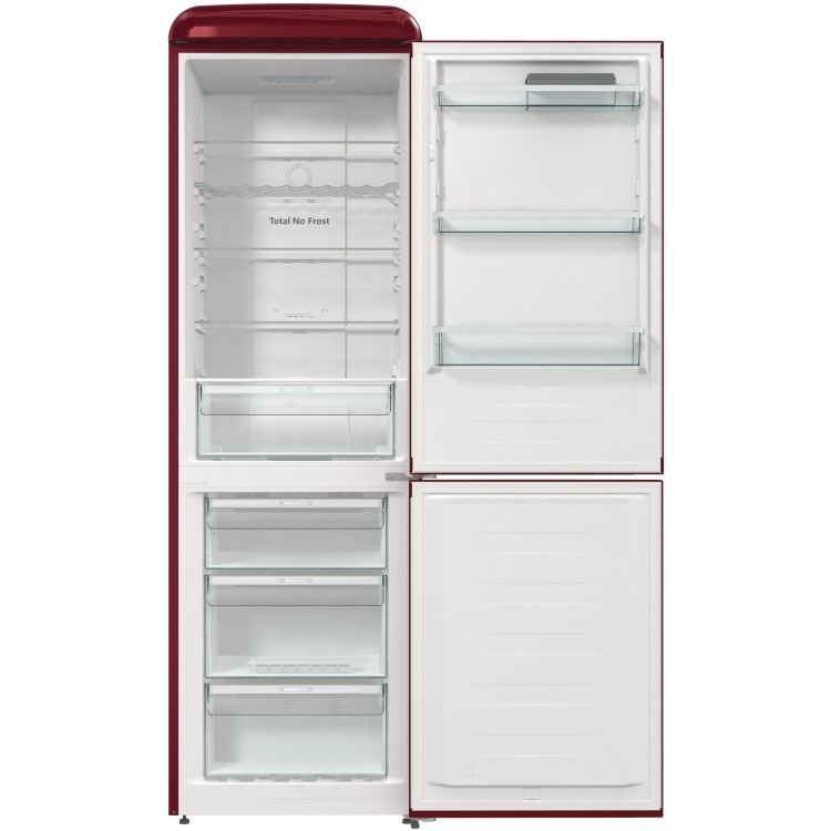 Refurbished Hisense RB390N4RRDUK Freestanding 300 Litre 60/40 Fridge Freezer Red