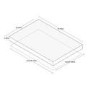 GRADE A1 - Russell Hobbs 77cm 5 Zone Ceramic Hob