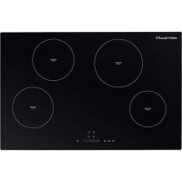 Refurbished Russell Hobbs Midnight RH77IH501B 77cm Black Glass Induction Hob