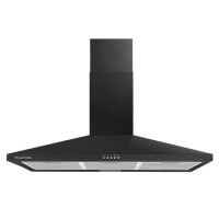 GRADE A1 - Russell Hobbs 90cm Chimney Cooker Hood - Black