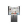 Refurbished Hisense RQ560N4WC1 American Fridge Freezer - Stainless Steel