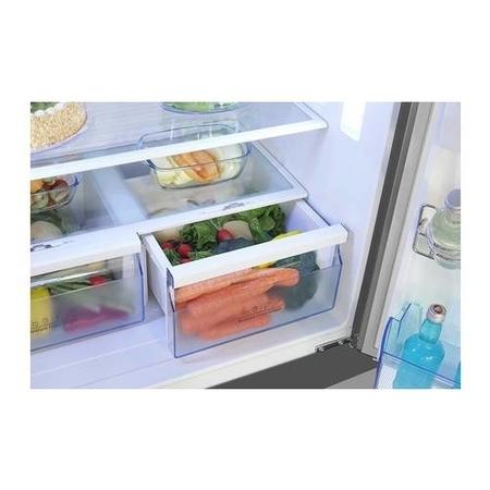Refurbished Hisense RQ560N4WC1 American Fridge Freezer - Stainless Steel