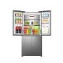 GRADE A1 - Hisense PureFlat 483L Four Door American Fridge Freezer - Stainless Steel