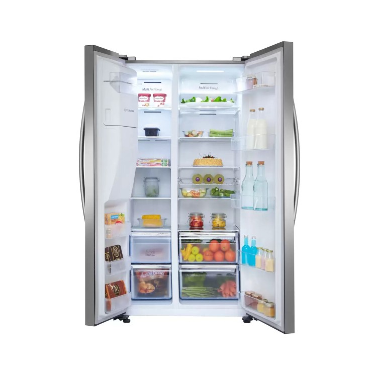 Refurbished Hisense RS694N4IIF Freestanding 562 Litre American Fridge Freezer