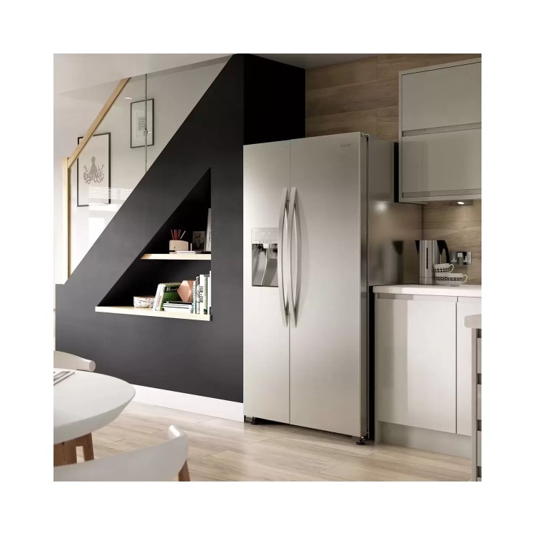 Refurbished Hisense RS694N4IIF Freestanding 562 Litre American Fridge Freezer