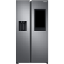 Refurbished Samsung Family Hub RS6HA8880S9 Freestanding 614 Litre Frost Free American Fridge Freezer Brushed Steel