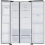 Refurbished Samsung Family Hub RS6HA8880S9 Freestanding 614 Litre Frost Free American Fridge Freezer Brushed Steel