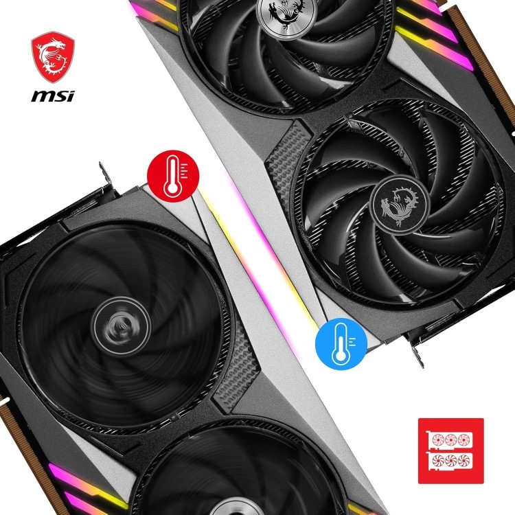 Refurbished MSI GeForce RTX 4080 16GB GAMING X TRIO 16GB GDDR6X Gaming Graphics Card