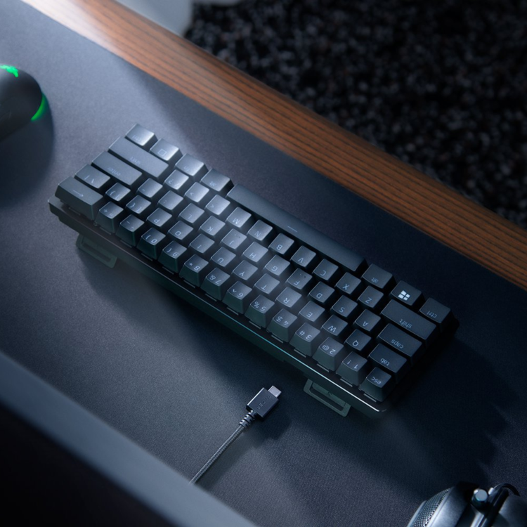 Box Opened Razer Huntsman Mini Switch RGB Wired Gaming Keyboard Black