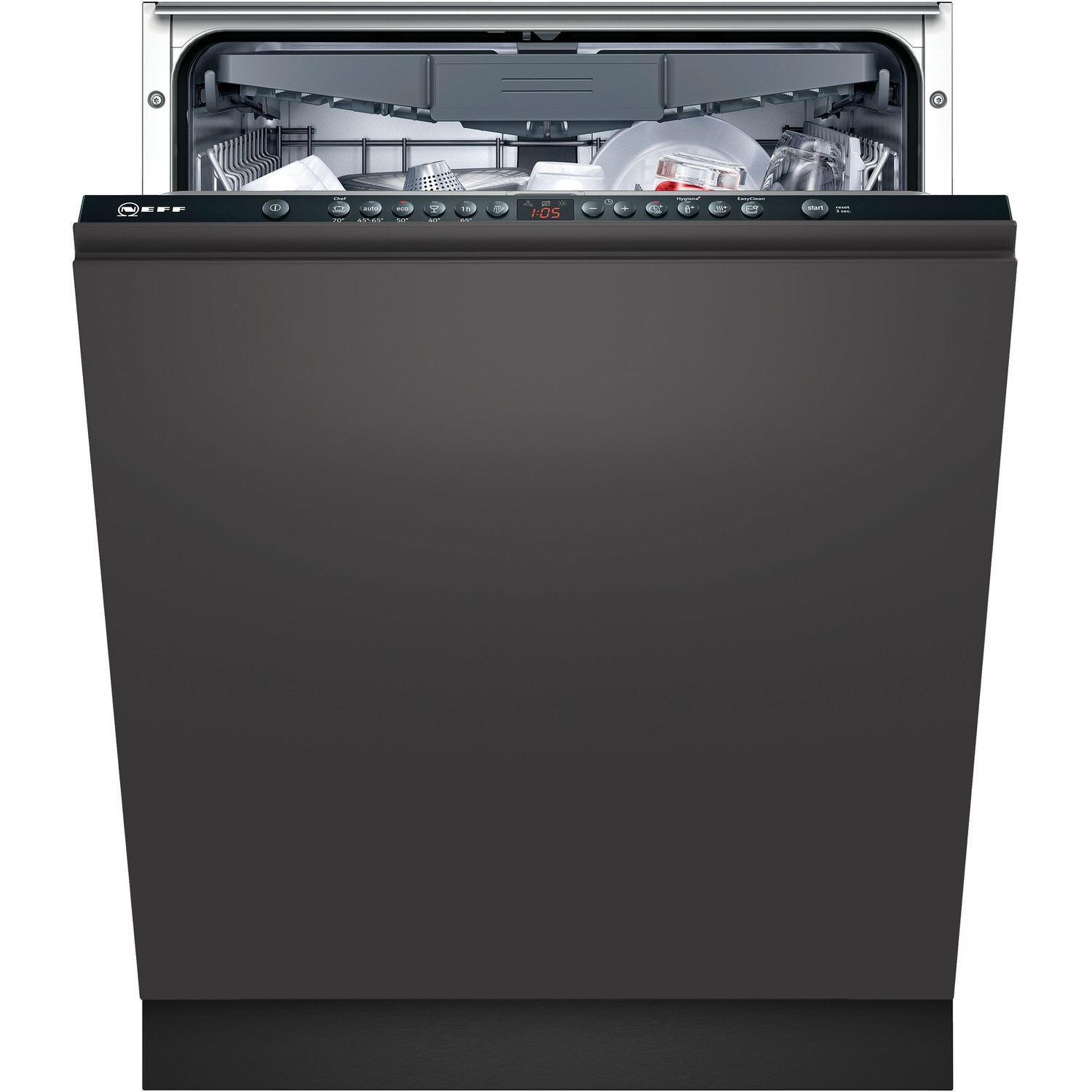 NEFF S513N60X2G N50 TimeLight 14 Place Fully Integrated Dishwasher With