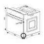 Refurbished CDA SC050BL 60cm Single Built In Electric Oven