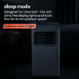 Refurbished electriQ Slimline 9000 BTU Mobile Air Conditioner Unit