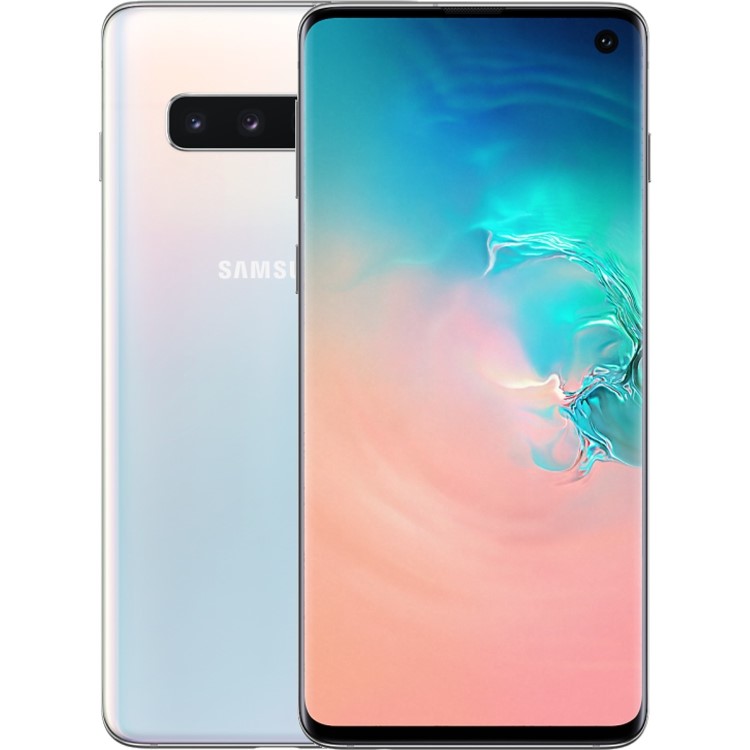 Refurbished Samsung Galaxy S10 Prism White 6.1" 128GB 4G Dual SIM Unlocked & SIM Free Smartphone