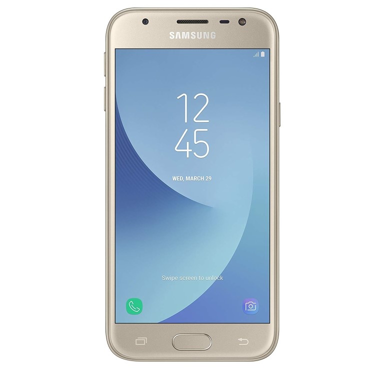 Grade A Samsung Galaxy J3 2017 Gold 5" 16GB 4G Unlocked & SIM Free