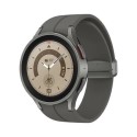 A1/SM-R925FZTAEUA Refurbished Samsung Galaxy Watch5 Pro 45mm LTE Grey Titanium 16GB Smartwatch