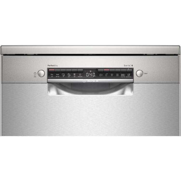 Bosch Series 6 14 Place Settings Freestanding Dishwasher - Silver