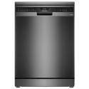 A1/SN25EC13CE Siemens GRADE A1 - Refurbished iQ500 Free-standing dishwasher 60 cm  steel anti-fingerprint 14ps Auto open door dry brushed black A rated