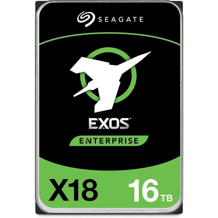Seagate Exos X18 16TB 3.5 Inch SATA 6 Gb/s Internal Hard Drive