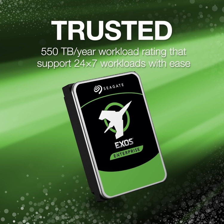 Seagate Exos X18 16TB 3.5 Inch SATA 6 Gb/s Internal Hard Drive