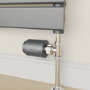 Refurbished electriQ Modern LED Smart TRV Thermostatic Radiator Valves Wi-Fi Version Anthracite