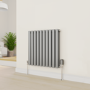 Refurbished electriQ Modern LED Smart TRV Thermostatic Radiator Valves Wi-Fi Version Anthracite